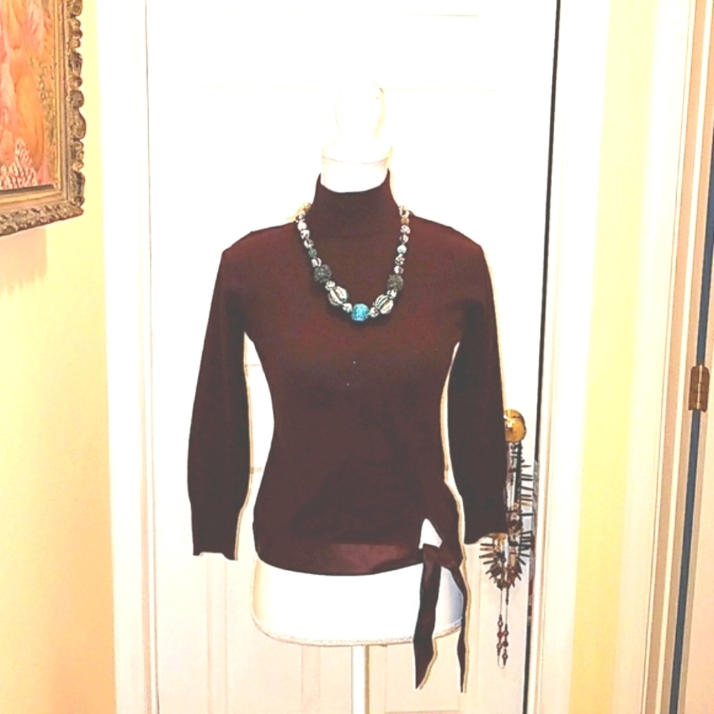 Real Clothes Cashmere 3/4 Sweater Size XS NWT